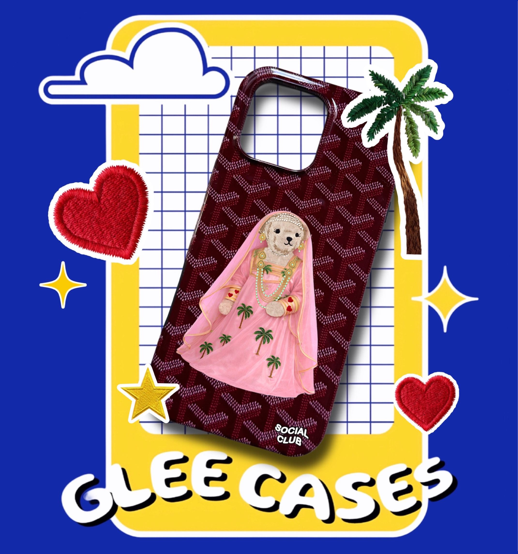 The mukhawar Bear Burgundy